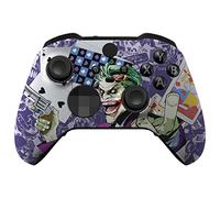 eXtremeRate Coque Personnalisée de Remplacement avec Anneaux de Joystick pour Xbox One Elite Série 2/Elite 2 Core Manette Modèle 1797-Joker Carte à Jouer