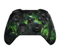 eXtremeRate Coque Personnalisée de Remplacement avec Anneaux de Joystick pour Xbox One Elite Série 2/Elite 2 Core Manette Modèle 1797-Dark Carnival