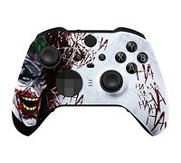 eXtremeRate Coque Personnalisée de Remplacement avec Anneaux de Joystick pour Xbox One Elite Série 2/Elite 2 Core Manette Modèle 1797-Fou HA