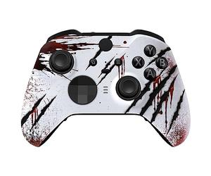 eXtremeRate Coque Personnalisée de Remplacement avec Anneaux de Joystick pour Xbox One Elite Série 2/Elite 2 Core Manette Modèle 1797-Attaque Sauvage