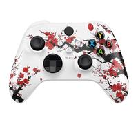 eXtremeRate Coque Personnalisée pour Xbox Séries X/S, Coque Avant pour Xbox Séries X/S Manette, Winter Blossom