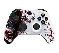 eXtremeRate Coque Personnalisée pour Xbox Séries X/S, Coque Shell Avant pour Xbox Séries X/S Manette, Fou HA