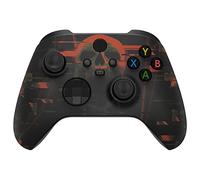 eXtremeRate Coque Personnalisée pour Xbox Séries X/S, Coque Shell Avant pour Xbox Séries X/S Manette, Crâne Hurlant Flou