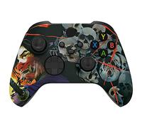 eXtremeRate Coque Personnalisée pour Xbox Séries X/S, Coque Shell Avant pour Xbox Séries X/S Manette, Fantôme de samouraï