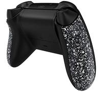 eXtremeRate Coque Poignée Grip de Remplacement pour Xbox Series X/S Manette, Coque Poignée Antidérapant pour Xbox Series X/S Manette, Bosses Blanches sur Fond Noir