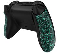 eXtremeRate Coque Poignée Grip de Remplacement pour Xbox Series X/S Manette, Coque Poignée Antidérapant pour Xbox Series X/S Manette, Bosses Vertes Claires sur Fond Noir