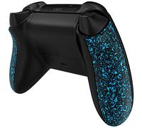 eXtremeRate Coque Poignée Grip de Remplacement pour Xbox Series X/S Manette, Coque Poignée Antidérapant pour Xbox Series X/S Manette, Bosses Bleus sur Fond Noir