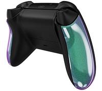 eXtremeRate Coque Poignée Grip de Remplacement pour Xbox Series X/S Manette, Etui Poignée pour Xbox Series X/S Manette-Caméléon Vert Violet