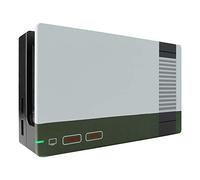 eXtremeRate Coque pour Nintendo Switch Dock, Façade de Remplacement pour Switch Dock, Station d’Accueil Pas inclut, NES Classique