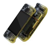 eXtremeRate Coque pour Steam Deck LCD, Coque de Remplacement avec Bouton pour Steam Deck LCD, sans Console-Dégradé Gris Jaune