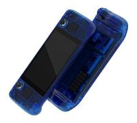 eXtremeRate Coque pour Steam Deck LCD, Coque de Remplacement avec Bouton pour Steam Deck LCD, sans Console-Transparent Bleu