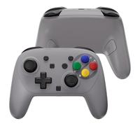 eXtremeRate Coque pour Switch 2 Pro Manette,Coque Avant Arrière avec Joystick Analogique & Boutons de Remplacement pour Nintendo Switch 2 Pro Controller-SFC Snes Classique EU