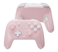eXtremeRate Coque pour Switch 2 Pro Manette,Coque Avant Arrière avec Joystick Analogique & Boutons de Remplacement pour Nintendo Switch 2 Pro Controller-Rose