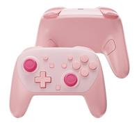 eXtremeRate Coque pour Switch 2 Pro Manette,Coque Avant Arrière avec Joystick Analogique & Boutons de Remplacement pour Nintendo Switch 2 Pro Controller-Rose Gonflé