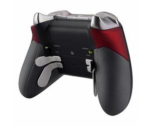 eXtremeRate Coque pour Xbox One Elite Manette,Coque Controller Poignée Grip Antidérapante pour Xbox One Elite (Modèle 1698),Rouge