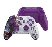 eXtremeRate Coque pour Xbox Series X/S Manette avec Bouton Complète & Grip Antidérapant en Caoutchoutée & Gâchette,ASR Version Coque Plaque Avant & Arrière pour Xbox Core Controller,Haha