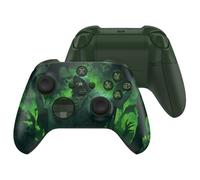 eXtremeRate Coque pour Xbox Series X/S Manette avec Bouton Complète & Grip Antidérapant en Caoutchoutée & Gâchette,ASR Version Coque Plaque Avant & Arrière pour Xbox Core Controller,Dark Carnival