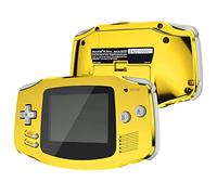 eXtremeRate Coque Remplacement avec Boutons Couverture Complete pour Gameboy Advance GBA, Compatible avec IPS et LCD Standard, Console et écran IPS Non Incluse-Chrome Or Brillant