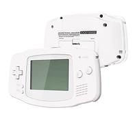 eXtremeRate Coque Remplacement avec Boutons Couverture Complete pour Gameboy Advance GBA, Compatible avec IPS et LCD Standard, Console et écran IPS Non Incluse- Tout Blanc