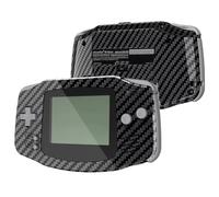 eXtremeRate Coque Remplacement avec Boutons Cover Complete pour GBA Gameboy Advance, Compatible avec IPS et LCD Standard, Console et écran IPS Pas Incluse-Graphite Noir
