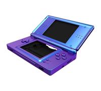 eXtremeRate Coque Remplacement Complète pour Nintendo DS Lite, Coque avec Bouton de Remplacement pour Nintendo DS Lite, Console Non Incluse, Caméléon Violet Bleu