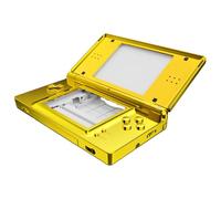 eXtremeRate Coque Remplacement Complète pour Nintendo DS Lite, Coque avec Bouton de Remplacement pour Nintendo DS Lite, Console Non Incluse, Chromé Doré