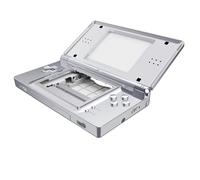 eXtremeRate Coque Remplacement Complète pour Nintendo DS Lite, Coque avec Bouton de Remplacement pour Nintendo DS Lite, Console Non Incluse, Chromé Argenté