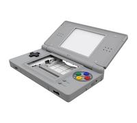 eXtremeRate Coque Remplacement Complète pour Nintendo DS Lite, Coque Etui avec Bouton de Remplacement pour Nintendo DS Lite, Console Pas Incluse, SFC Snes Classic EU Style