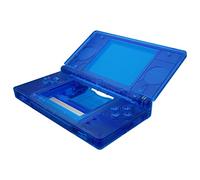 eXtremeRate Coque Remplacement Complète pour Nintendo DS Lite, Coque pour Nintendo DS Lite Console Portable avec Bouton de Remplacement Bleu Saphir, Console Non Incluse