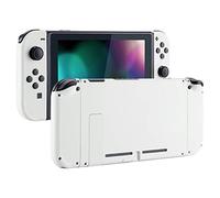 eXtremeRate Coque Remplacement pour Nintendo Switch avec Boutons Complete, Shell pour Switch Console Joycons-Blanc