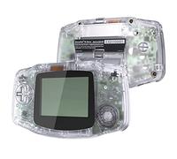 eXtremeRate Coque Série Transparente avec Boutons Cover Complete pour Gameboy Advance GBA, Compatible avec IPS et LCD Standard, Console et écran IPS Non Incluse-Clair Transparent