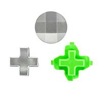eXtremeRate D-Pad Bouton en Métal Magnétique pour Xbox One S/X/Elite/Elite Series 2/Standard/Elite 2 Core Manette, D-Pad Bouton 3 en 1 Argenté