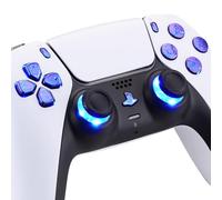 eXtremeRate DTF V3 LED Kit pour ps5 Manette,Lumineux Boutons pour ps5 Manette BDM-030/040/050/060,D-Pad Thumbstick Share Option Home Face,7 Couleurs 9 Modes - Caméléon Violet Bleu