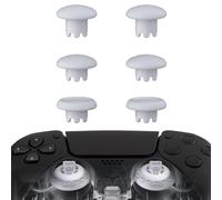 eXtremeRate Edge Joystick pour ps5 pour ps4 Manette, 6 Joysticks Interchangeables pour ps5 pour ps4, Blanc Pur