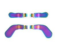 eXtremeRate Elite Pagaie de manette, accessoires de rechange interchangeables pour manette Xbox One Elite, Elite Series 2 et Elite 2 Core - Métalic Rainbow Aura Bleu et Violet