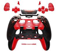 eXtremeRate Ensemble complet de coques avec boutons compatibles avec manette P S 5 Edge, garniture décorative de rechange Spider Armor compatible avec manette P S 5 Edge