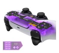 eXtremeRate Face Clicky Kit pour ps5 Manette BDM-030/040/050/060 Boutons Face Tactiles Silicone,Kit Clic de Souris pour ps5 Controller Boutons d'Action Dpad-Pas de Manette