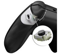 eXtremeRate Flexor Clicky Kit pour Xbox Series X & S, Grips avec Gâchette pour Xbox Series X & S Manette, Poignée Ergonomique Antidérapante avec Trigger Stop, Blanc