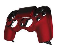 eXtremeRate Ghost Coque pour ps4 Manette avec Pavé Tactile pour ps4 Slim Pro JDM-040/050/055, Manette Non Incluse,Dégradé Noir Rouge
