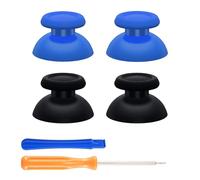 eXtremeRate Joystick Analogique pour ps5/pour ps4 Manette Stick de Remplacement,4PCS-Bleu&Noir