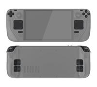 eXtremeRate Kit de Boutons Remplacement pour Steam Deck OLED Console,Boutons Gâchette Pavé Tactile ABXY D-Pad pour Steam Deck OLED avec Outils-Noir Transparent