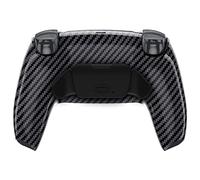 eXtremeRate Kit de reprogrammation Rise 2.0 en fibre de carbone graphite pour manette PS5 BDM-010/020, carte de mise à niveau, coque arrière et boutons arrière redessinés pour manette PS5 - Contrôleur