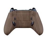 eXtremeRate Lofty Remap Kit avec Trigger Stop pour Xbox One S/X Manette, Coque Arrière avec Boutons Redessinés pour Xbox One S/X Manette (Modèle 1708)-Grain de Bois