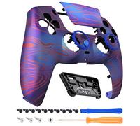 eXtremeRate Luna Coque Manette pour ps5 BDM-010/020/030/040/050,Façade pour ps5 Controller avec Pavé Tactile-Damascuscamo
