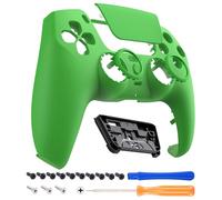 eXtremeRate Luna Coque pour ps5 Manette BDM-010/020/030/040/050,Façade Redessinée Remplacement avec Pavé Tactile pour ps5 Manette-Vert
