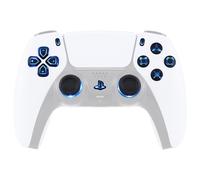 eXtremeRate Multi-Couleurs Lumineux Boutons pour ps5 Manette BDM-030/040/050, D-Pad Thumbstick Share Option Home Face 7 Couleurs 9 Modes, DTF V3 LED Kit pour ps5 Manette, Noir