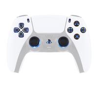 eXtremeRate Multi-Couleurs Lumineux Boutons pour ps5 Manette BDM-030/040/050, D-Pad Thumbstick Share Option Home Face 7 Couleurs 9 Modes, DTF V3 LED Kit pour ps5 Manette, Grain de Bois