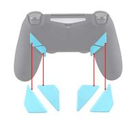 eXtremeRate Palettes Boutons de Remplacement pour ps4 Manette Dawn Remap Kit, Boutons Arrière K1 K2 K3 K4 pour ps4 Controller, Bleu Céleste