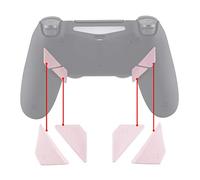 eXtremeRate Palettes Boutons de Remplacement pour ps4 Manette Dawn Remap Kit, Boutons Arrière K1 K2 K3 K4 pour ps4 Controller, Rose