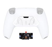 eXtremeRate Palettes pour ps5 Manette Rise& RISE4 Remap Kit Boutons Arrière K1 K2 K3 K4 avec PCB Carte Remplacement,Câbles et Manette Non Inclus-Blanc,Pas Un Remap Kit Complet